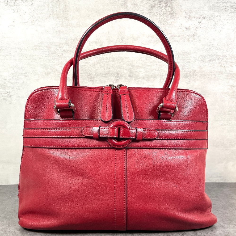 Giani Bernini Burgundy Leather Handbag or Crossbody - Soft and Supple